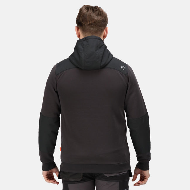 Ash-Black - Lifestyle - Regatta Mens Tactical Threads Major Hoodie