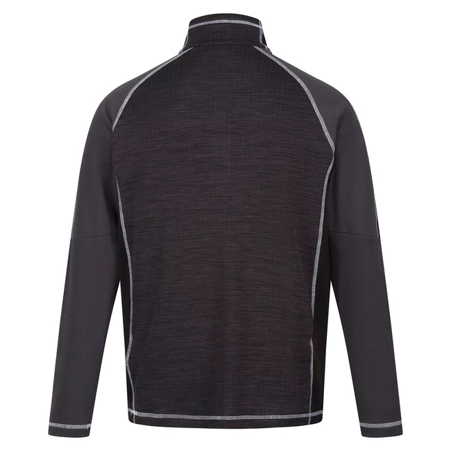 Ash-Dark Grey - Back - Regatta Mens Hepley Fleece