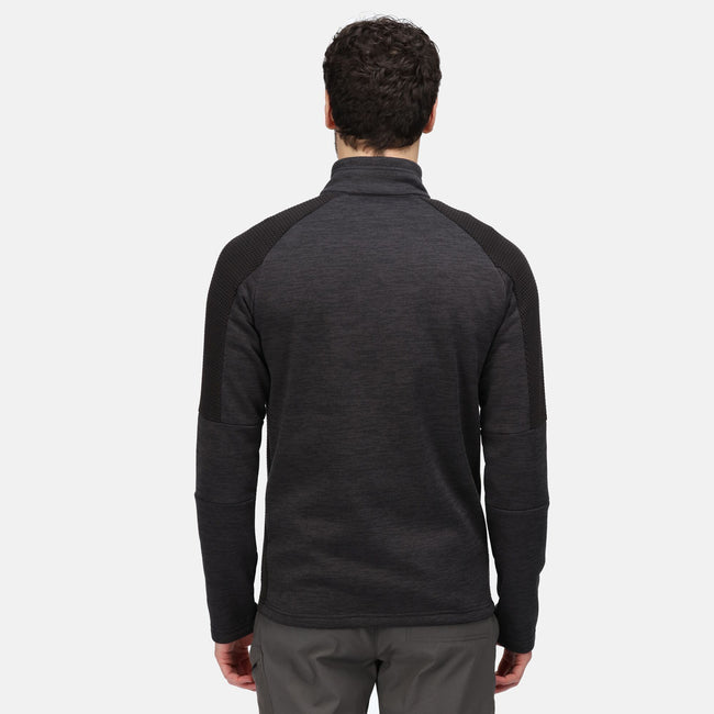 Ash-Black - Side - Regatta Mens Farson Soft Shell Jacket
