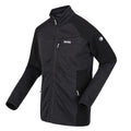 Ash-Black - Pack Shot - Regatta Mens Farson Soft Shell Jacket