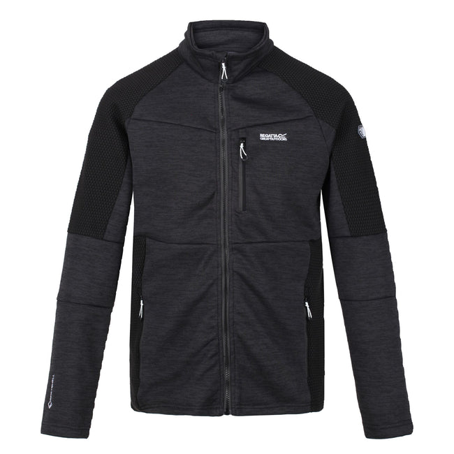Ash-Black - Front - Regatta Mens Farson Soft Shell Jacket