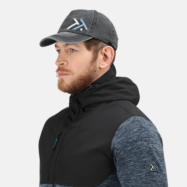 Black-Petrol Blue - Back - Regatta Mens Tactical Baseball Cap