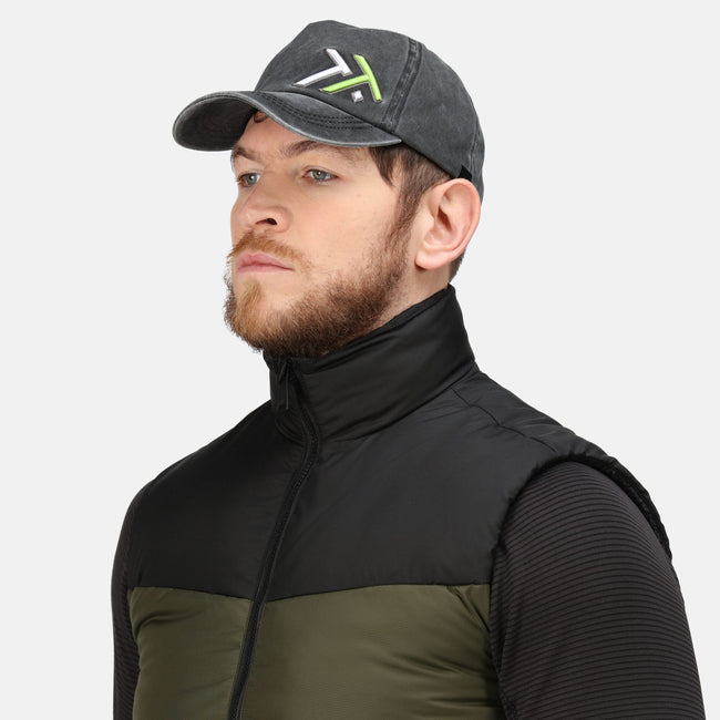 Black-Lime Green - Side - Regatta Mens Tactical Baseball Cap
