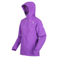 Purple Sapphire - Side - Regatta Womens-Ladies Britedale Waterproof Jacket