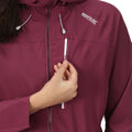 Amaranth Haze - Side - Regatta Womens-Ladies Britedale Waterproof Jacket