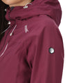 Amaranth Haze - Pack Shot - Regatta Womens-Ladies Britedale Waterproof Jacket
