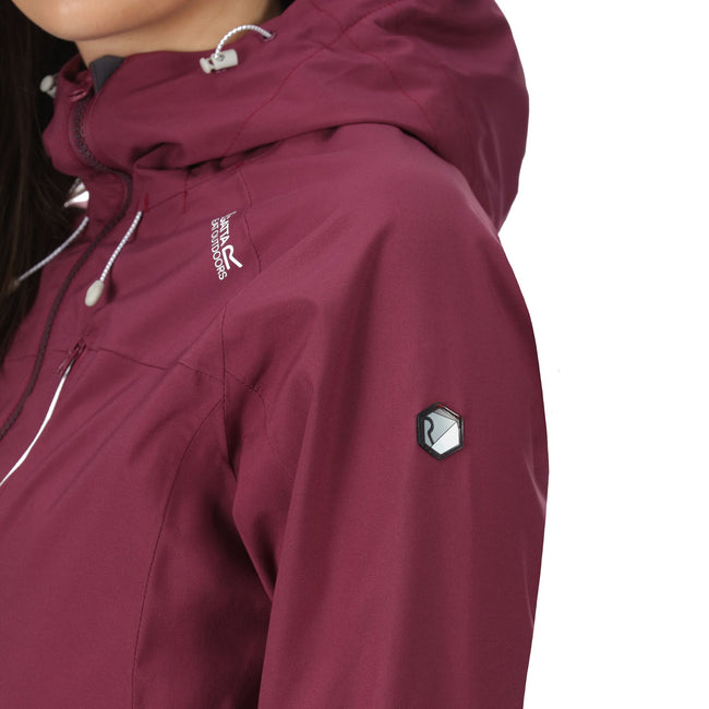 Amaranth Haze - Pack Shot - Regatta Womens-Ladies Britedale Waterproof Jacket