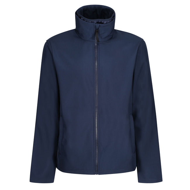 Navy - Front - Regatta Mens Pro Soft Shell Jacket