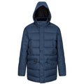 Dark Denim - Front - Regatta Mens Aban Insulated Parka