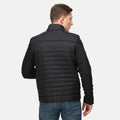 Black - Side - Regatta Mens Kadir Quilted Insulated Jacket