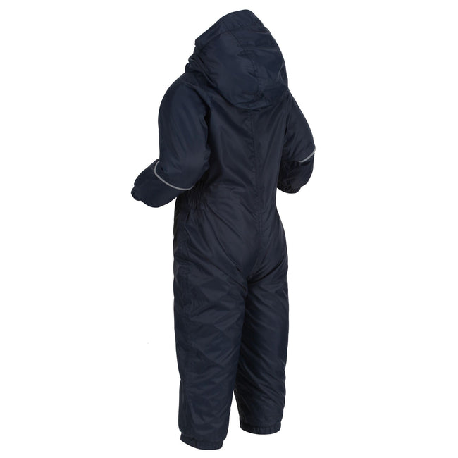 Navy - Side - Regatta Childrens-Kids Splash-it Puddle Suit