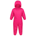 Jem Pink - Front - Regatta Childrens-Kids Splash-it Puddle Suit