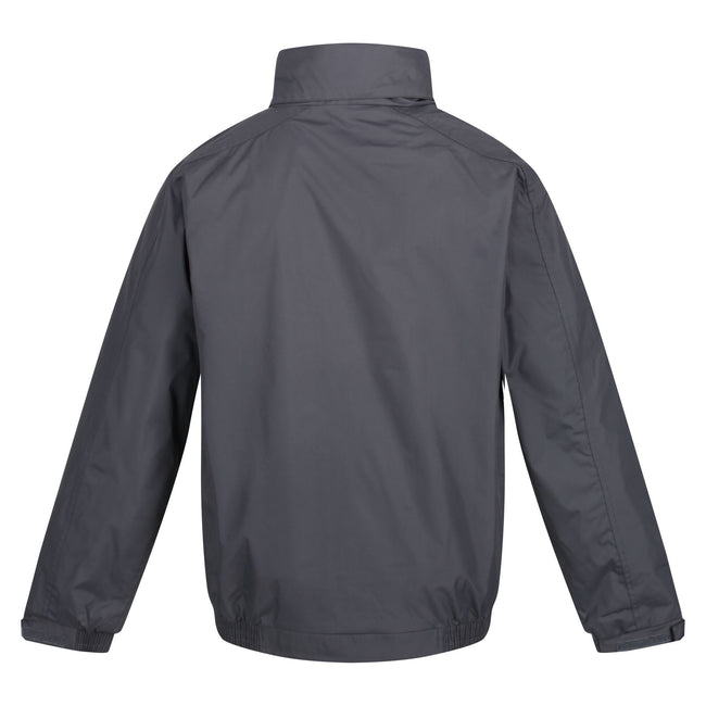 Seal Grey-Black - Close up - Regatta Mens Eco Dover Waterproof Insulated Jacket