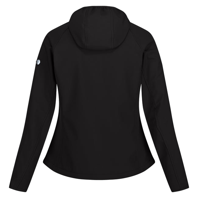 Black - Back - Regatta Womens-Ladies Ared III Soft Shell Jacket