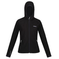 Black - Front - Regatta Womens-Ladies Ared III Soft Shell Jacket