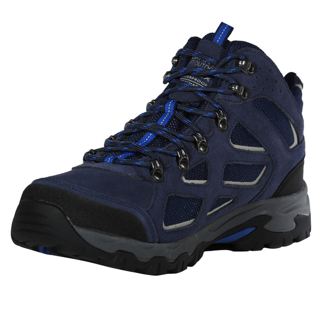 Navy-Oxford Blue - Lifestyle - Regatta Mens Tebay Suede Walking Boots