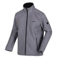 Rhino Marl-Black - Pack Shot - Regatta Mens Caelum Soft Shell Jacket