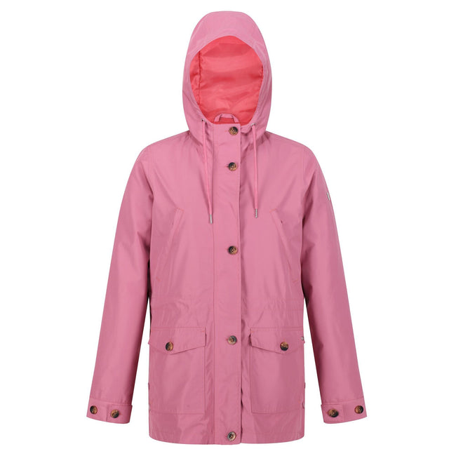 Heather Rose - Front - Regatta Womens-Ladies Nahla Waterproof Jacket