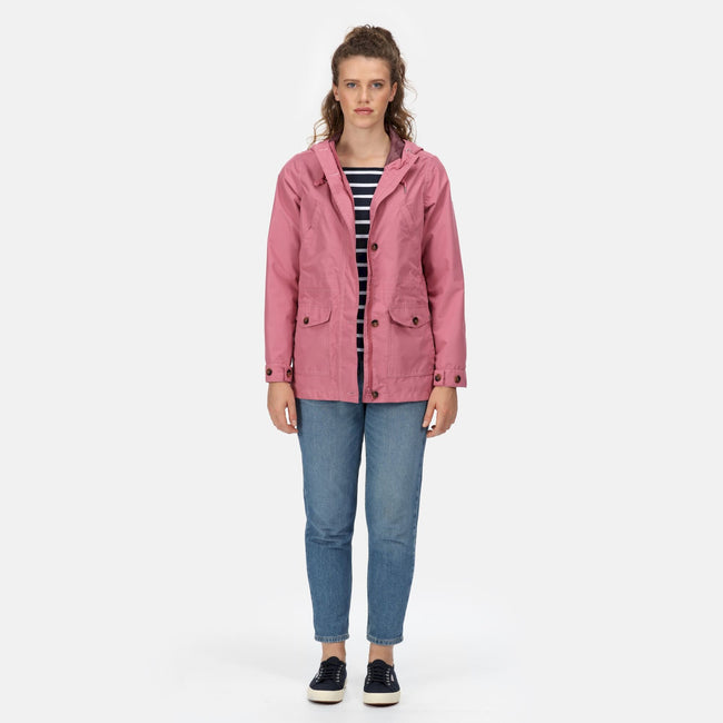 Heather Rose - Back - Regatta Womens-Ladies Nahla Waterproof Jacket