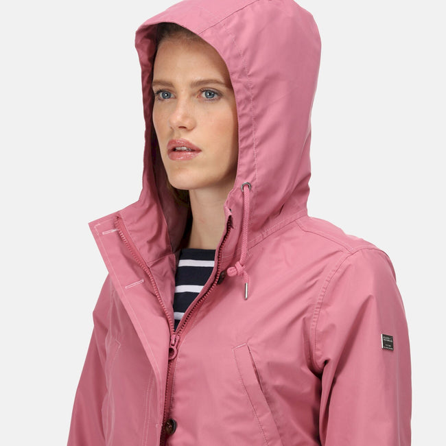 Heather Rose - Pack Shot - Regatta Womens-Ladies Nahla Waterproof Jacket