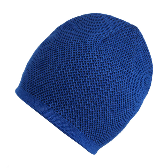 Sky Diver Blue-Navy - Front - Regatta Mens Brock II Beanie