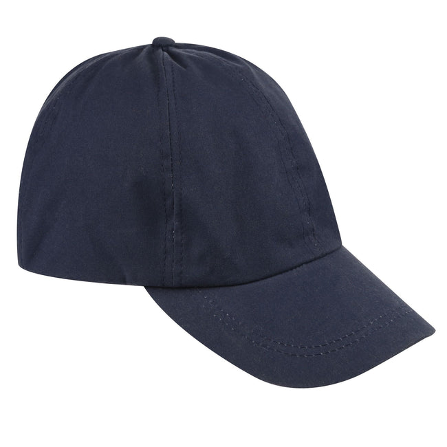 Navy - Side - Regatta Mens Arif Wax Cap