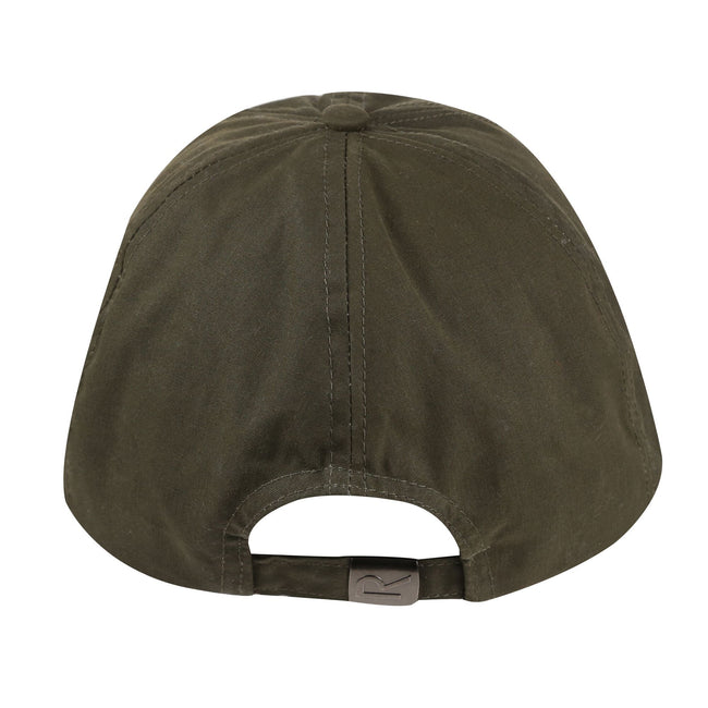 Dark Khaki - Back - Regatta Mens Arif Wax Cap
