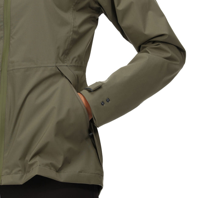 Grape Leaf - Pack Shot - Regatta Womens-Ladies Rolton Waterproof Jacket