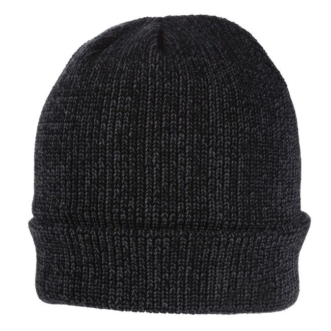 Black - Back - Regatta Mens Tactical Knitted Beanie