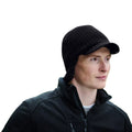 Black - Side - Regatta Mens Anvil Knitted Winter Hat