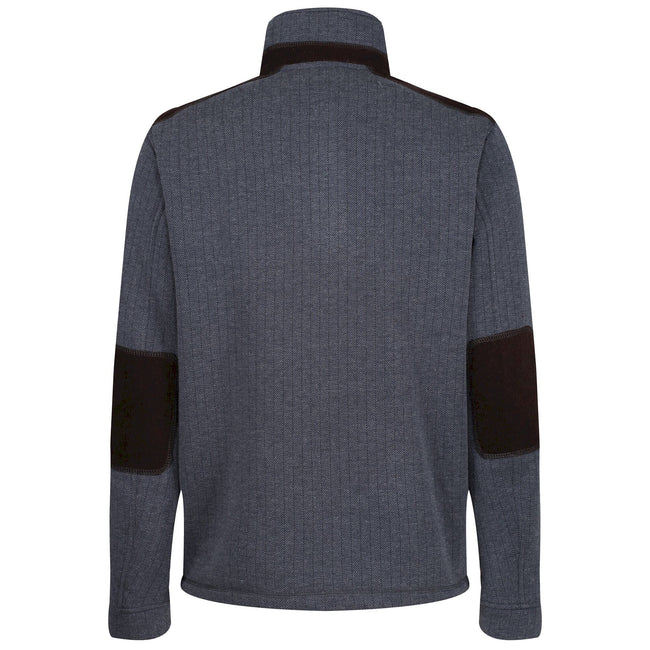 Navy - Pack Shot - Regatta Mens Holbeck Half Zip Fleece Top