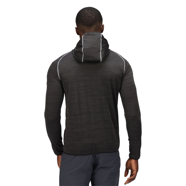 Black - Side - Regatta Mens Yonder Full Zip Hoodie
