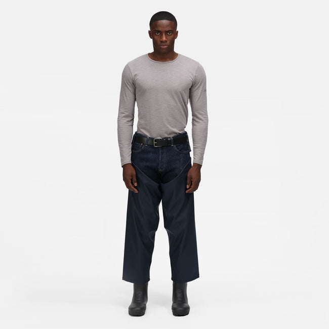 Navy - Back - Regatta Mens Stormflex Waterproof Waders