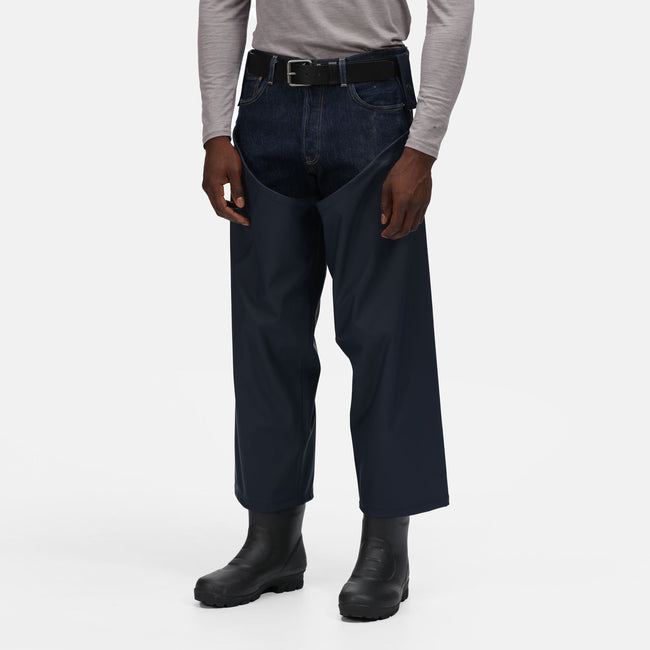 Navy - Side - Regatta Mens Stormflex Waterproof Waders