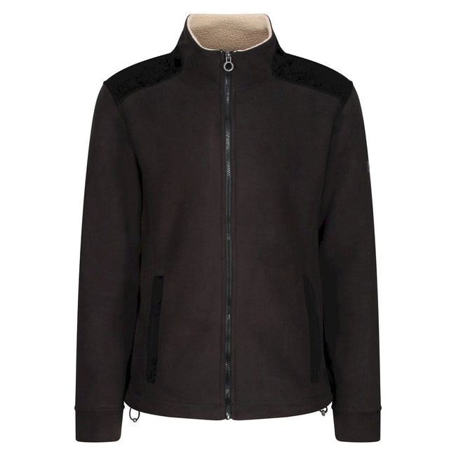 Black - Front - Regatta Mens Faversham Full Zip Fleece Jacket