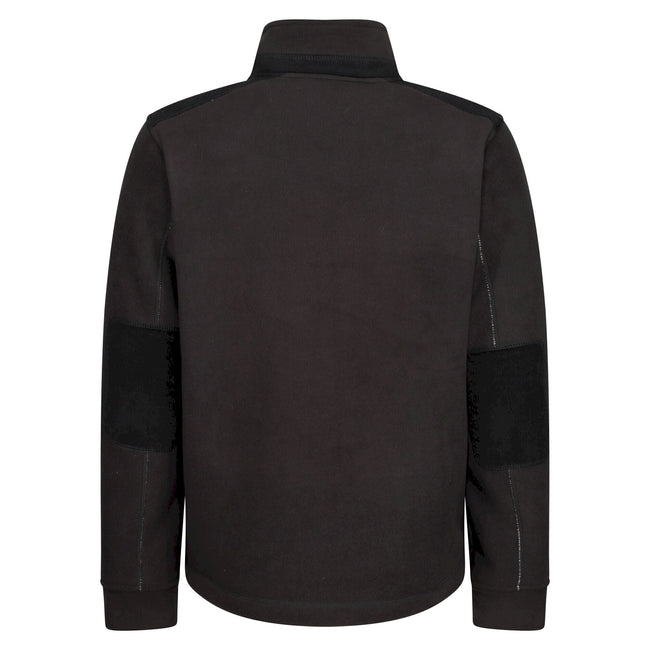 Black - Pack Shot - Regatta Mens Faversham Full Zip Fleece Jacket