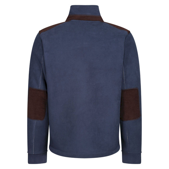 Navy - Pack Shot - Regatta Mens Faversham Full Zip Fleece Jacket