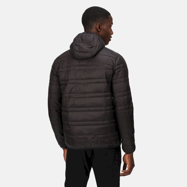 Black - Pack Shot - Regatta Mens Firedown Padded Jacket