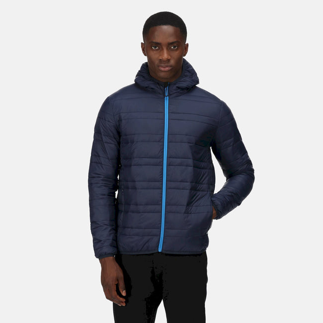 Navy - Back - Regatta Mens Firedown Padded Jacket
