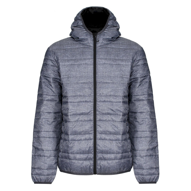 Gray - Front - Regatta Mens Firedown Padded Jacket