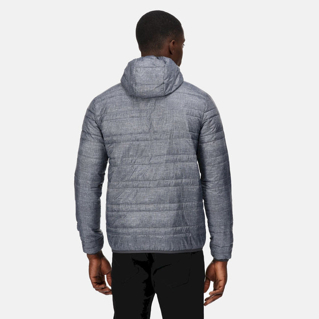 Gray - Lifestyle - Regatta Mens Firedown Padded Jacket
