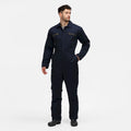 Navy - Side - Regatta Mens Coveralls