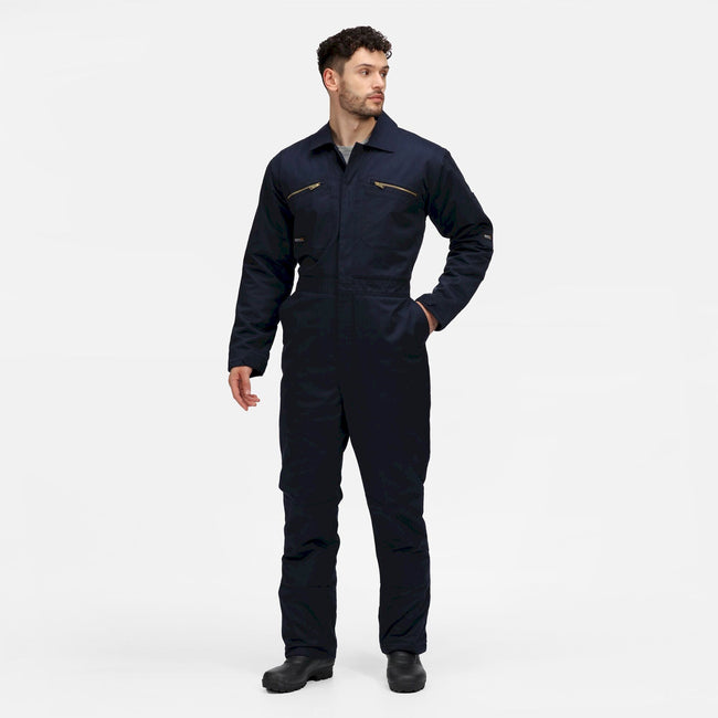 Navy - Side - Regatta Mens Coveralls