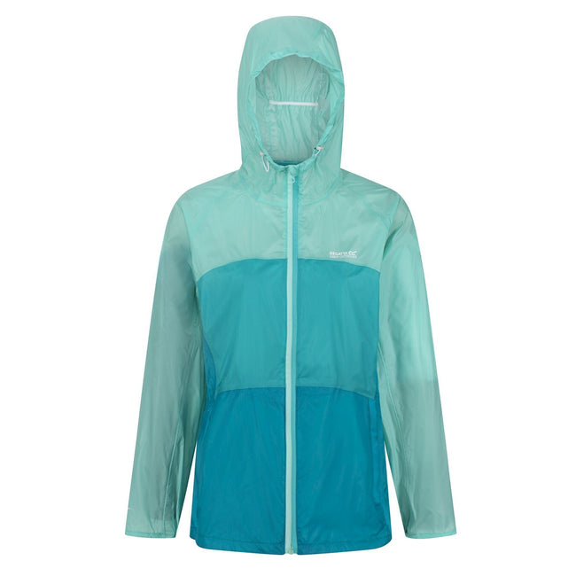 Ocean Wave-Turquoise - Front - Regatta Womens-Ladies Pack It Pro Waterproof Jacket