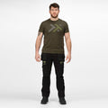 Black - Back - Regatta Mens Infiltrate Softshell Stretch Work Trousers