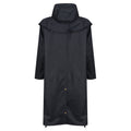 Navy - Close up - Regatta Mens Cranbrook Waterproof Wax Jacket