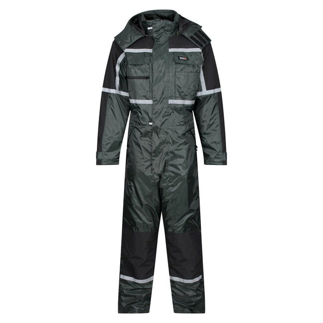 Olive - Front - Regatta Mens Waterproof Coveralls
