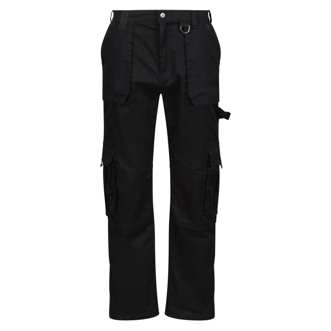 Black - Front - Regatta Mens Pro Utility Work Trousers