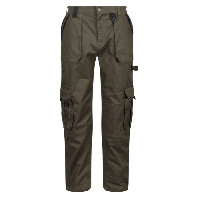Khaki - Front - Regatta Mens Pro Utility Work Trousers