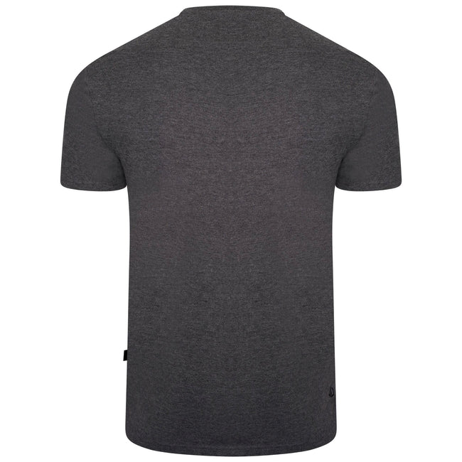 Charcoal Grey - Pack Shot - Dare 2B Mens Dispersed Printed T-Shirt